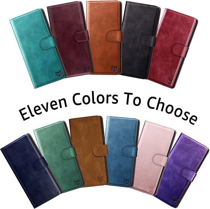 SUANPOT for Samsung Galaxy S24 5G Wallet case with RFID Blocking Credit Card Holder,Flip Book PU Leather Protective Cover Women Men for Samsung S24 Phone case Light Coffee