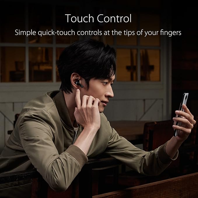 ASUS ROG Cetra True Wireless Gaming Earbuds, Low-Latency Bluetooth Earbuds, Active Noise Cancelation, 27-Hour Battery Life, IPX4 Water Resistance, Headphone with Wireless Charging,Black