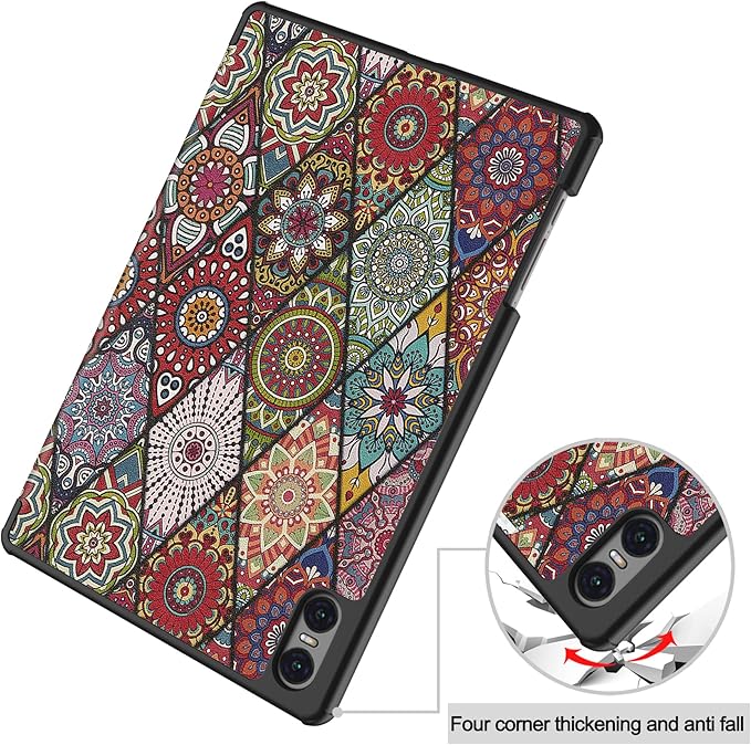 Case for TECLAST T50 Pro 11 inch Tablet, Folding Folio Ultra-Thin PU Leather Stand Case Cover for Teclast T50 Pro Mandala