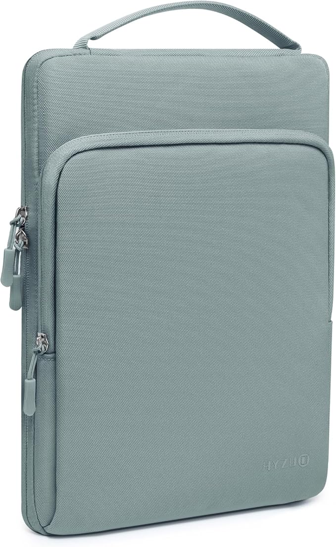 HYZUO 13.3-14 Inch Laptop Bag Sleeve for MacBook Pro 14 M4 M3 M2 M1, MacBook Air/Pro 13.3, 13.8"/13.5" Surface Laptop/Book, Notebook Case for 13" Dell Lenovo ThinkPad HP Asus Acer, Ash Blue