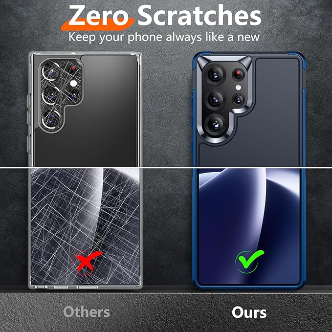 Red2Fire for Samsung Galaxy S25 Ultra Case, [Military Grade Drop Protection] Heavy Duty Full Body Shockproof Protection Non-Slip Phone Case for S25 Ultra Case 6.9 inch