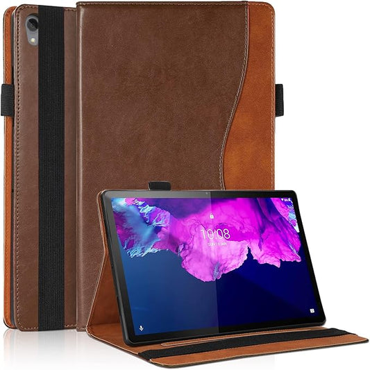 TIPOYOPOO Case for Lenovo Tab P11(TB-J606F/J606X)/Tab P11 Plus (TB-J616F/J616X) 11 inch Business Slim PU Leather Protective Case Shell with Card Holder Folio Stand Cover for Lenovo Tab P11 /P11+ 11"