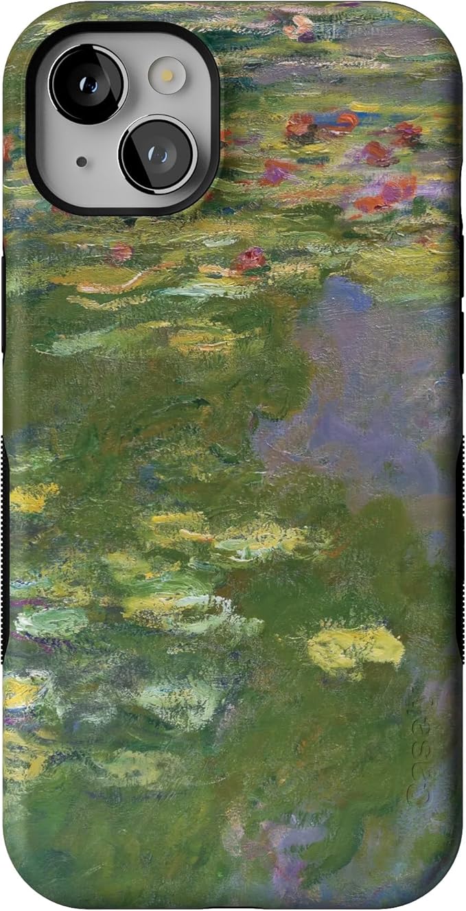 Casely iPhone 14 Case | Monet’s Water Lilies | The Met Museum Collection | Compatible with MagSafe | Bold Protective Design
