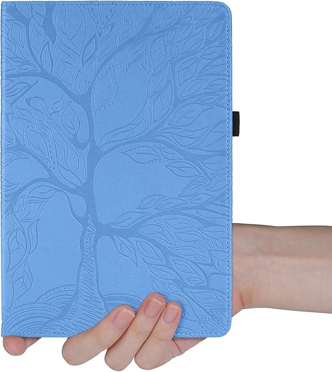 Rotating Case for Lenovo Tab M11 / Tab K11 LTE 11 Inch 2024 (TB330FU) PU Leather 360° Degree Rotation Multi-Angle Cover Lightweight swiveling Flip Stand with Pen Holder-Turquoise