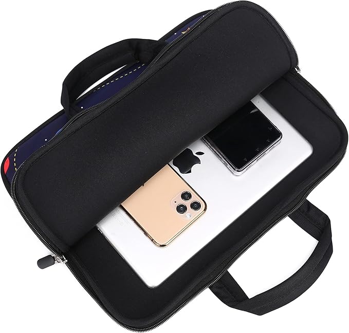 11" 11.6" 12" 12.1" 12.5" inch Laptop Carrying Bag Chromebook Case Notebook Ultrabook Bag Tablet Cover Neoprene Sleeve Fit Apple MacBook Air Samsung Google Acer HP DELL Lenovo Asus (Cool Rocket)