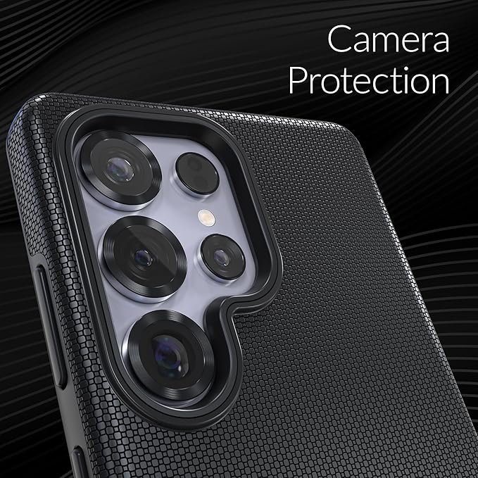 Crave Dual Guard Compatible with Samsung Galaxy S25 Ultra Case, Shockproof Protection Dual Layer Case for Samsung Galaxy S25 Ultra - Black