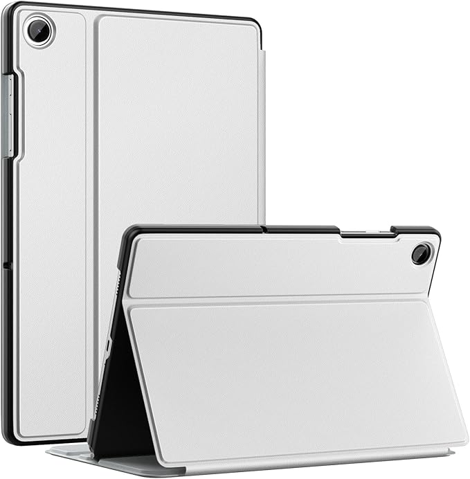 MoKo Case for Samsung Galaxy Tab A9 Plus 11-Inch 2023, Multi-Angle Viewing Slim Hard Back Shell Protective Cover Case with Auto Wake/Sleep for Galaxy Tab A9+ Tablet SM-X210/SM-X216/SM-X218, Silver