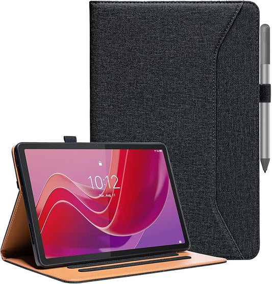 for Lenovo Tab M11 Case with Pen Holder,for Lenovo M11 Tablet Case with Hand Strap 11 Inch TB330FU 2024,Black