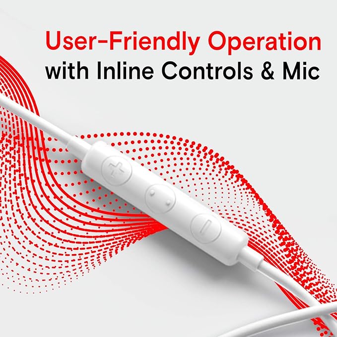 Symphonized Wired Earbuds with Microphone 3.5mm — Noise Isolating Headphones with Wire, Earphones Wired, Headphones with Microphone for Computer, Ear Phones Android Electronics, Natural Wood (White)