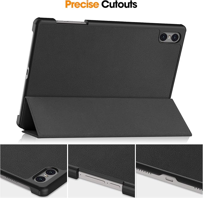 Case for TECLAST T50 Pro 11 inch Tablet, Folding Folio Ultra-Thin PU Leather Stand Case Cover for Teclast T50 Pro Black