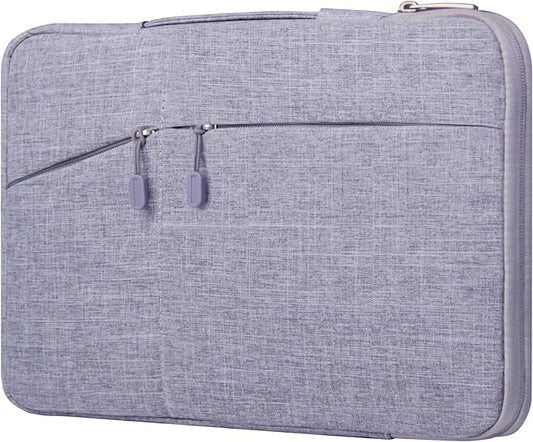 Megoo 13inch Laptop Sleeve Carry Case for Microsoft Surface Laptop 13" 2025/6 5 4 3 2 13.5"/7 13.8", Carry Sleeve Bag with Handle for 13" 14" Tablet Chromebook(Gray)