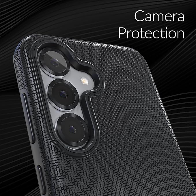 Crave Dual Guard Compatible with Samsung Galaxy S25 Case, Shockproof Protection Dual Layer Case for Samsung Galaxy S25 - Black