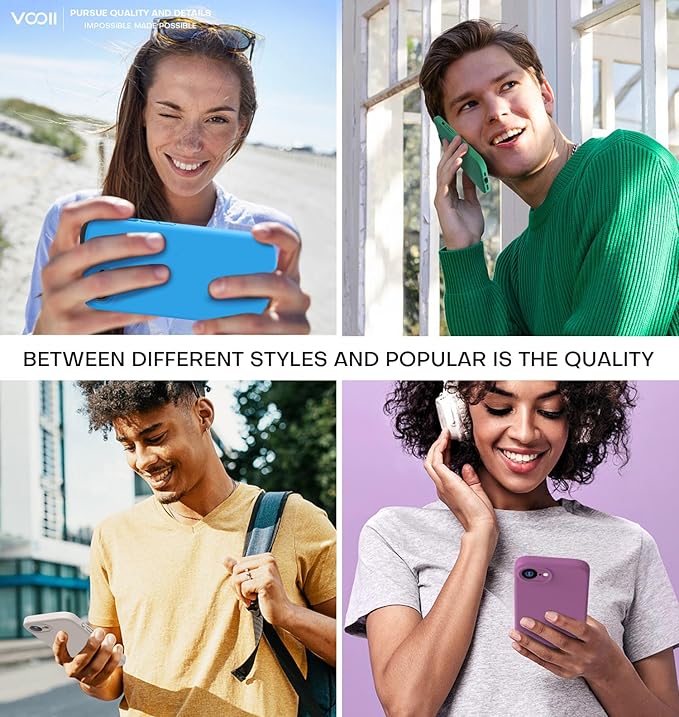 Vooii Compatible with iPhone 16e Case, Liquid Silicone Upgrade [Camera Protection] [Soft Anti-Scratch Microfiber Lining] Shockproof Phone Case for iPhone 16e 6.1 inch - Stone