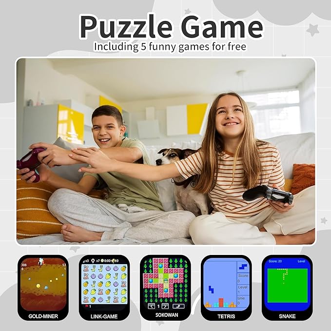 4G Kids Smart Watch Boys with GPS Tracker Video Calling Texting, Waterproof Smartwatches Age 5-13, One-Key SOS Call Voice Chat Cell Phone Watch with Alarm Clock Game HD Camera (Black)