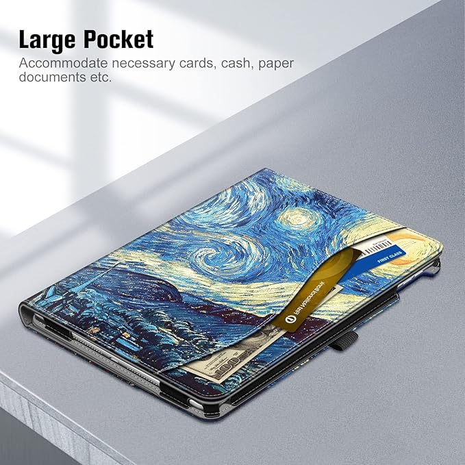Fintie Case for iPad 9th / 8th / 7th Generation (2021/2020/2019) 10.2 Inch - [Corner Protection] Multi-Angle Viewing Stand Cover with Pocket & Pencil Holder, Auto Sleep Wake, Starry Night