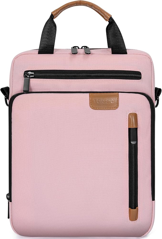 9-11 Inch Tablet Sleeve Bag,Padded Protective Travel Carrying Case for iPad Pro M4 11", iPad Air M2 5/4th 10.9", Air 3th 10.5", iPad 10th 10.9", 9/8/7th 10.2", Samsung Tab A9+/A8/A7/S8/S7, Pink