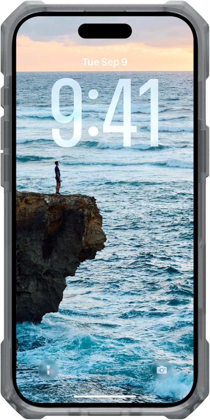 URBAN ARMOR GEAR UAG Designed for iPhone Air Case Essential Armor - Compatible with MagSafe Translucent Military Grade Protective Cover, Ash
