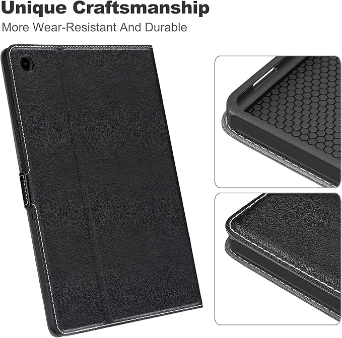 for Samsung Galaxy Tab A9 Plus Case,Ultra Slim Magnetic Cover for Galaxy Tab A9+ 5G Tablet Case,Black