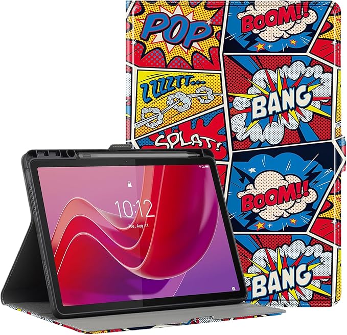 for Lenovo Tab M11 Case with Pen Holder,Ultra Slim Magnetic Cover for Lenovo Tab K11 LTE Tablet Case Kids,Style