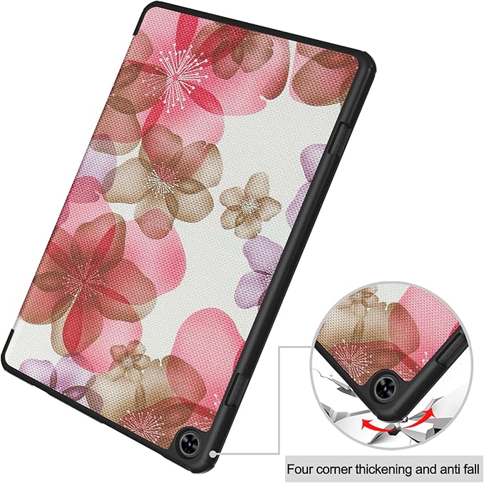 Case for TECLAST T50 11.0 inch Tablet, Folding Folio Ultra-Thin PU Leather Stand Case Cover for TECLAST T50 11.0 inch Flower