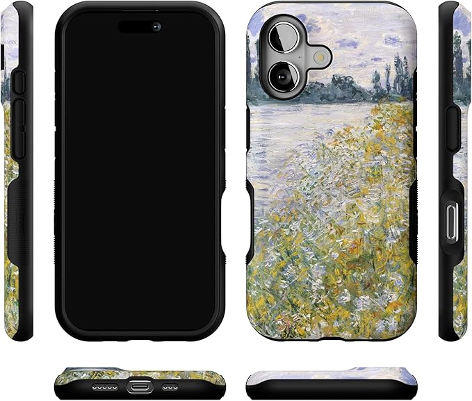 Casely iPhone 17 Case | Monet's Summer Landscape | The Met Museum | Bold Protective Design | Compatible with MagSafe