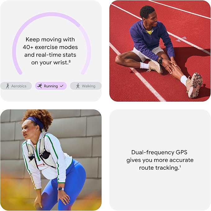 Google Pixel Watch 4 (41mm) - Android Smartwatch with Heart Rate and Sleep Tracking - 30-Hour Battery - Fitness Tracking - Google AI - Champagne Gold Aluminum Case - Lemongrass Active Band - Wi-Fi