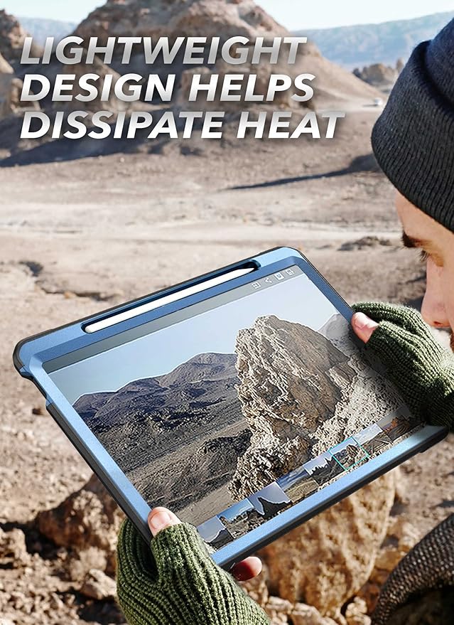 SUPCASE for iPad 11th Gen A16 Chip 11 Inch 2025 Case with Screen Protector (Unicorn Beetle Pro), [Built-in Stand & Pencil Holder] Heavy Duty Protective Cover for iPad 10th Gen 10.9 Inch 2022, Blue