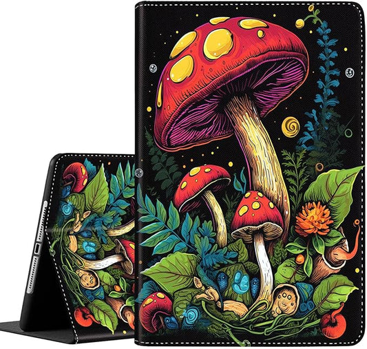 Case for Galaxy Tab A9 Plus ， Auto Sleep/Wake Multi-Angle Viewing Slim Folio Stand Cover for Samsung Galaxy Tab A9+/A9 Plus 11 Inch 2023 (SM-X210/X216/X218), Magic Mushrooms Fungus