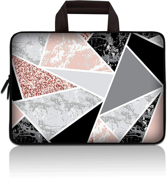 11 in 11.6 12 12.1 12.5 inch Laptop Carrying Bag Chromebook Case Notebook Ultrabook Tablet Cover Neoprene Sleeve Fit Apple MacBook Air Samsung (Stripe Marble)