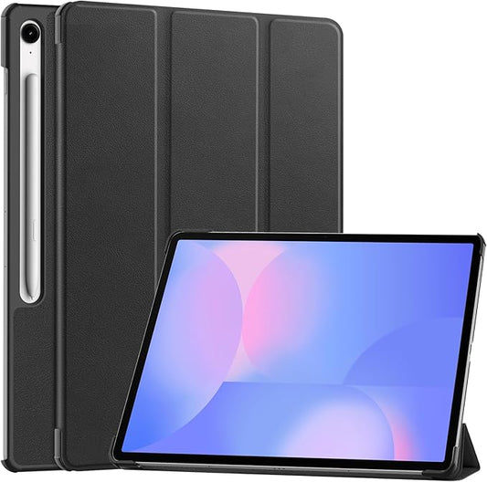 Smart Case for Samsung Galaxy Tab S10 FE+ / S10 FE Plus 13.1 Inch 2025, Ratesell Lightweight Trifold Stand Smart Case Cover with Auto Wake/Sleep Black