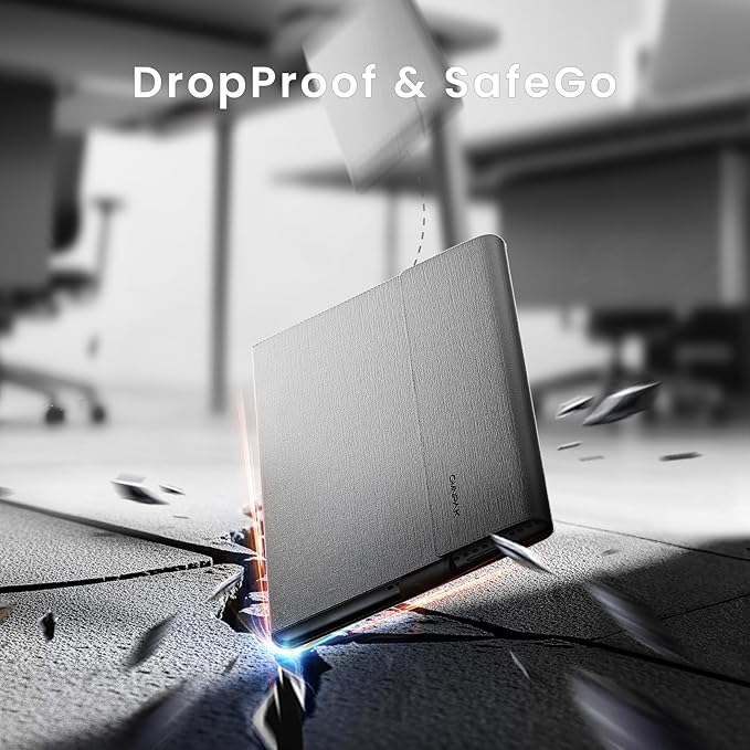 Omnpak Microsoft Surface Pro 11/10/9 Case, Lightweight Protective, Multiple Angle, Stylus Holder, Designed for Surface 11th Edition AI 2024/Pro 9 5G 13" 2022, Compatible with Type Cover Keyboard