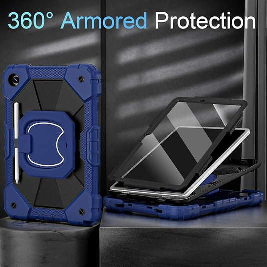 Case for Samsung Galaxy Tab A9 Plus 11 inch with Screen Protector/360° Rotating Stand/Pencil Holder,Military Grade Shockproof Tablet Case Galaxy Tab A9 Plus Cases (SM-X210/X216/X218)