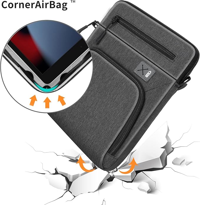 11 Inch Tablet Sleeve, Compatible with iPad Pro 11 (5th–1st Gen, M4/M2/M1), 10.9" iPad Air (7th–4th Gen, M3/M2), Microsoft Surface Go & Other 11" Tablets, Water-Resistant Case