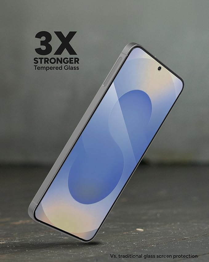 ZAGG Glass+ Samsung Galaxy S25+/ S24+ Screen Protector – Extreme Impact & Shatter Protection, Scratch-Resistant, Smudge-Resistant, Fingerprint Scanner Compatible, InvisibleShield, Easy Installation