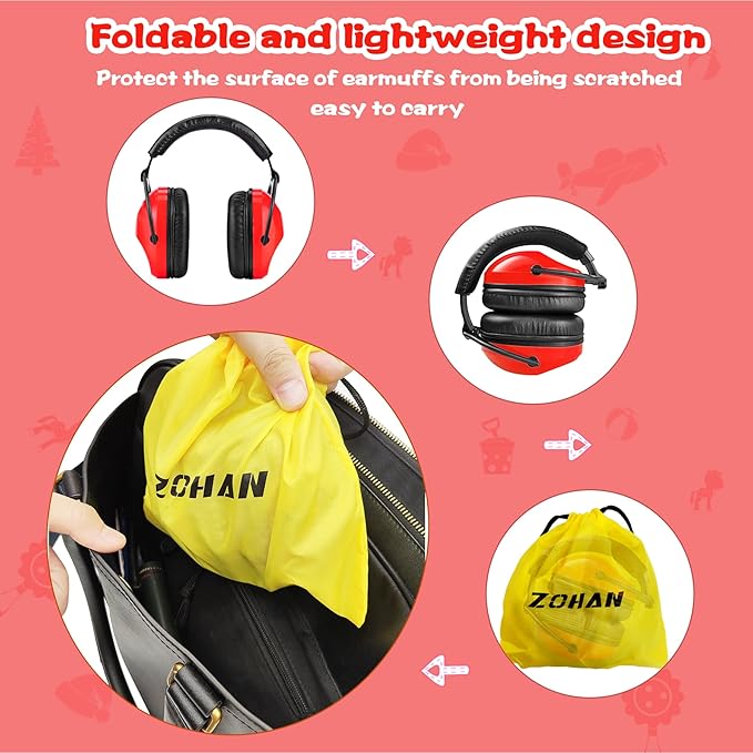 ZOHAN 030 Kids Noise Cancelling Headphones for Autism Kids Ear Protection