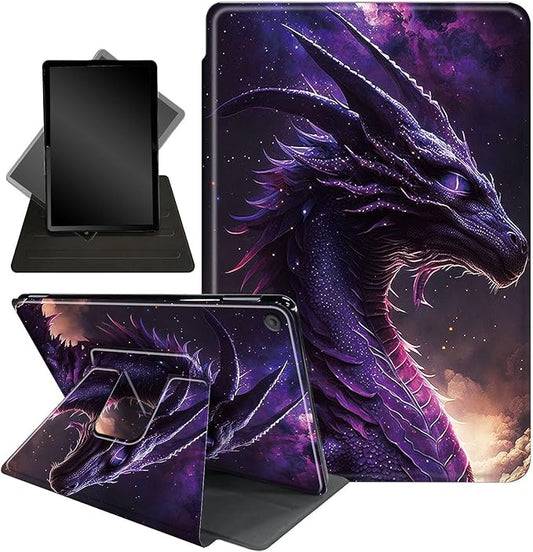 Case for Lenovo Tab M10 Plus 10.3", 360 Degree Rotating Folding Stand,with Auto Sleep/Wake Case for Lenovo Tab M10 Plus (2020 2nd Gen) TB-X606F/TB-X606X 10.3" FHD Tablet,Purple Dragon
