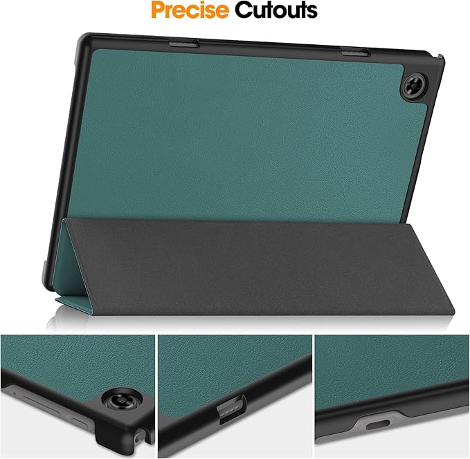 Case for TECLAST M40 Pro 10.1 inch Tablet, Folding Folio Ultra-Thin PU Leather Stand Case Cover for TECLAST M40 Pro / P20HD / P20S Green