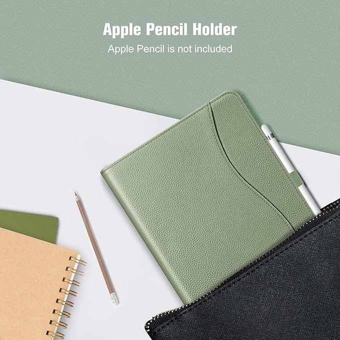 Fintie Case for iPad 9th / 8th / 7th Generation (2021/2020/2019) 10.2 Inch - [Corner Protection] Multi-Angle Viewing Stand Cover with Pocket & Pencil Holder, Auto Sleep Wake, Sage Green