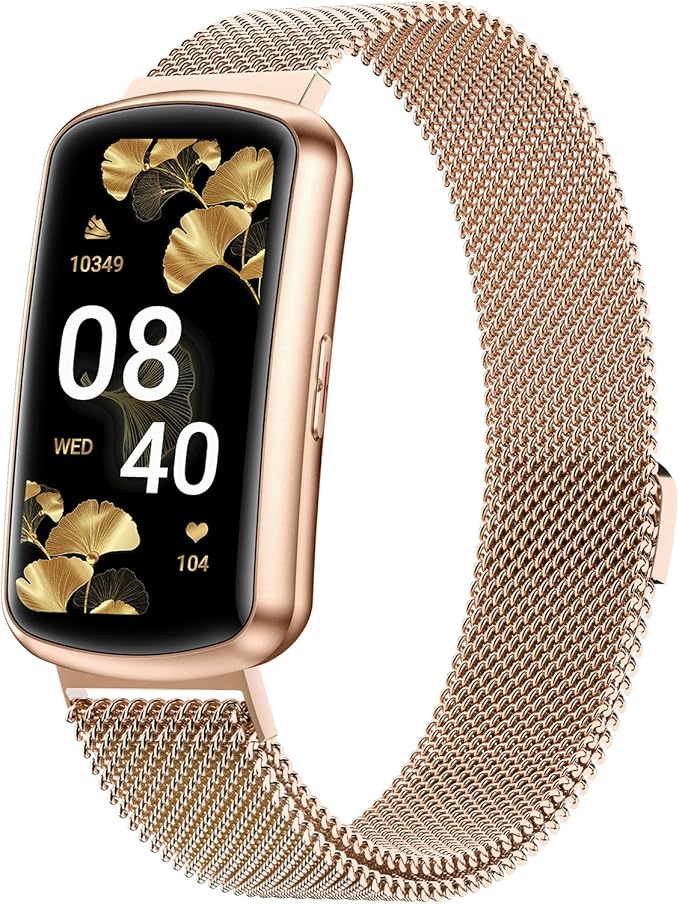 Health Fitness Tracker with 24/7 Heart Rate and Blood Pressure, Smart Watch with Blood Oxygen Monitor, 120+ Sport Mode, Sleep Tracking Waterproof Activity Tracker for Women Men