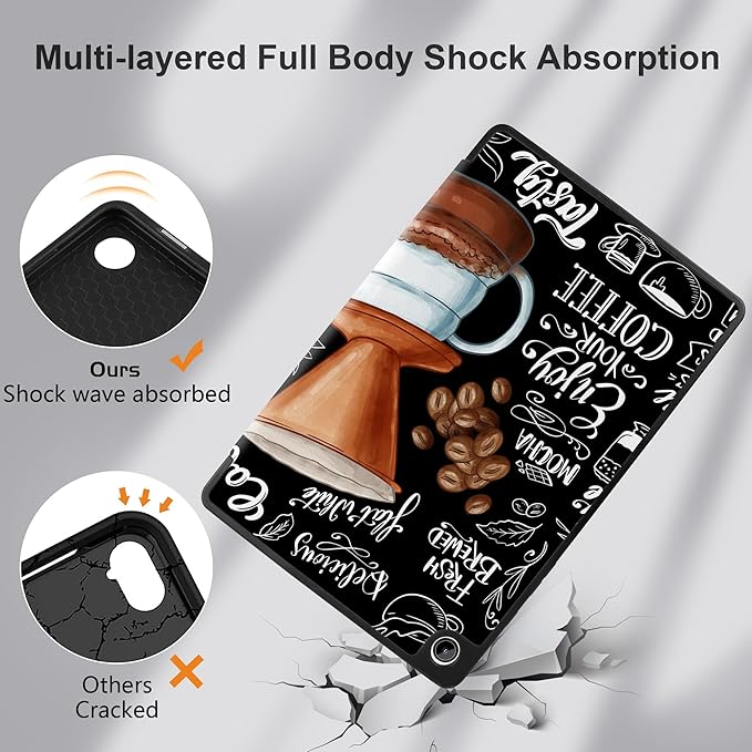 MEEgoodo Case for Samsung Galaxy Tab A9 Plus 11 inch Cover 2024 2023 with S Pen Holder, A9+ Smart Tablet Cases with Leather Trifold Stand+Soft TPU Back Shell+Smart Auto Wake/Sleep, Coffee