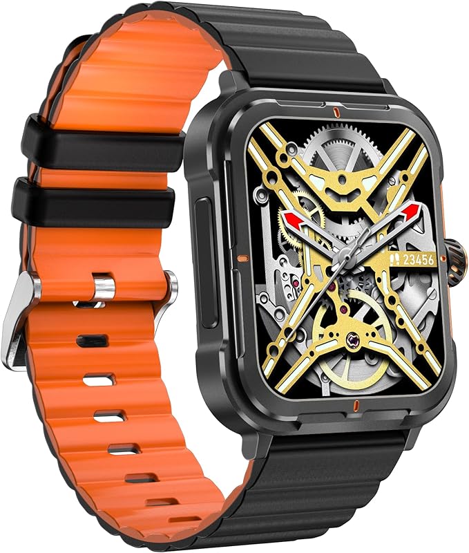 Smart Watch (Answer/Make Calls), 1.83" Smart Watches for Men Women Digital Watch Fitness Tracker with 100+ Sport Modes Heart Rate Monitor Watch for iOS Android Phones Waterproof