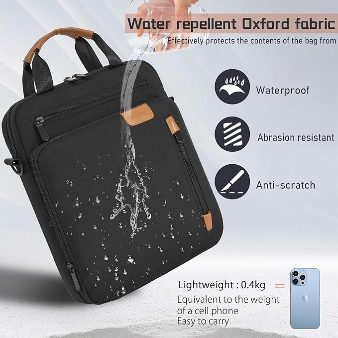 Laptop Sleeve Bag for 14inch MacBook Pro 14 M4/M3/M2/M1 Pro/Max A3112 A3401 A3185 A2992 A2918 A2779 14inch MacBook Air M2 A2681 2022-2024 M3/A3113 2024, Water-Resistant Travel Carrying Case