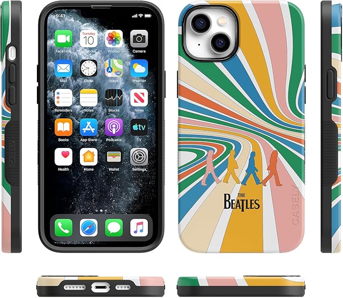 Casely iPhone 14 Case | Beatles | Come Together | Abbey Road | Compatible with MagSafe | Bold Protective Design