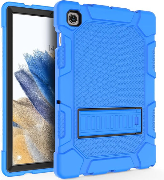 Rantice Galaxy Tab A8 10.5 Case with Kickstand, Hybrid Shockproof Rugged Cover for Samsung A8 Tablet Case 10.5 Inch (SM-X200/X205/X207), Blue+Black