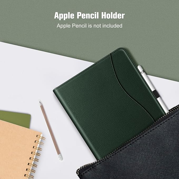 Fintie Case for iPad 9th / 8th / 7th Generation (2021/2020/2019) 10.2 Inch - [Corner Protection] Multi-Angle Viewing Stand Cover with Pocket & Pencil Holder, Auto Sleep Wake, Midnight Green