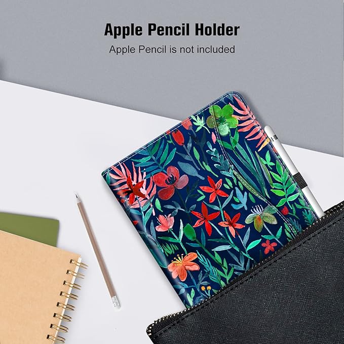 Fintie Case for iPad 9th / 8th / 7th Generation (2021/2020/2019) 10.2 Inch - [Corner Protection] Multi-Angle Viewing Stand Cover with Pocket & Pencil Holder, Auto Sleep Wake, Jungle Night