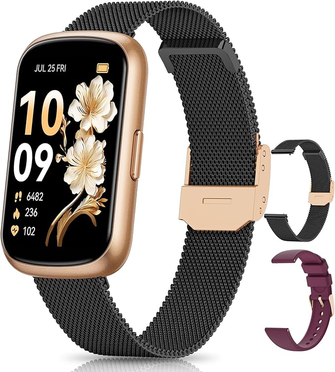 RUXINGX Fitness Tracker, Smart Watches for Women with Heart Rate Monitor, Sleep and Step Tracker, 20+ Sport Modes Fitness Watch for Women, Smart Watch for Android Phones & iPhones