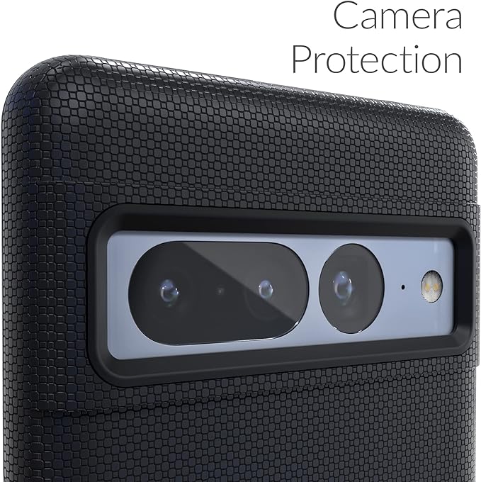 Crave Dual Guard for Google Pixel 7 Pro Case, Shockproof Protection Dual Layer Case for Google Pixel 7 Pro - Black