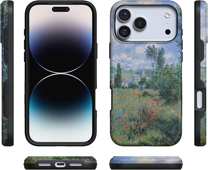 Casely iPhone 17 Pro Case | Monet's View | The Met Museum | Compatible with MagSafe | Bold Protective Design