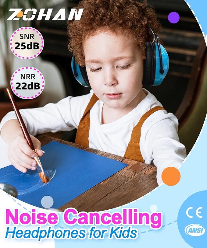 ZOHAN 030 Kids Noise Cancelling Headphones for Autism Kids Ear Protection